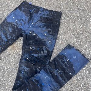 make custom stack jeans any colors you want and words & numbers